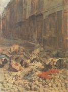 The Barricade,Rue de la Mortellerie,June 1848 also called Menory of Civil War (mk05 Ernest Meissonier